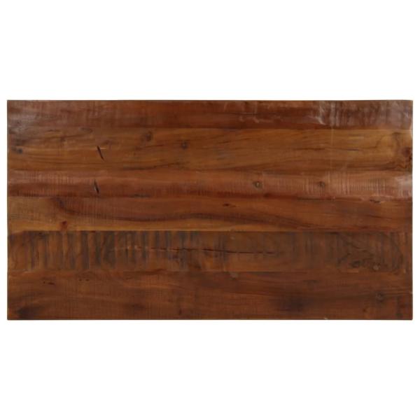 ARDEBO.de - Tischplatte 100x50x3,8 cm Rechteckig Altholz Massiv