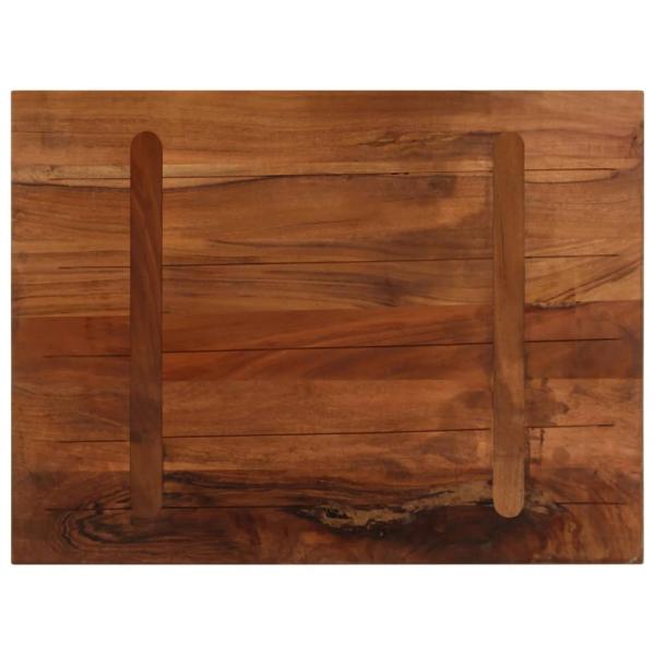 Tischplatte 80x60x3,8 cm Rechteckig Altholz Massiv