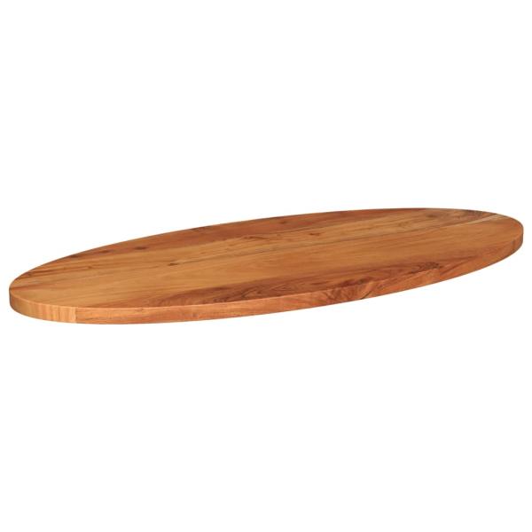 Tischplatte 140x60x3,8 cm Oval Massivholz Akazie