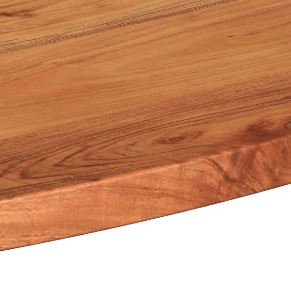Tischplatte 140x60x3,8 cm Oval Massivholz Akazie