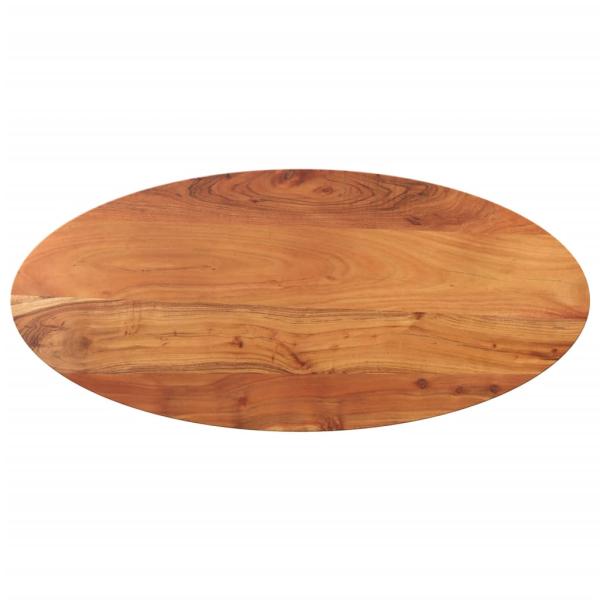 ARDEBO.de - Tischplatte 120x60x3,8 cm Oval Massivholz Akazie