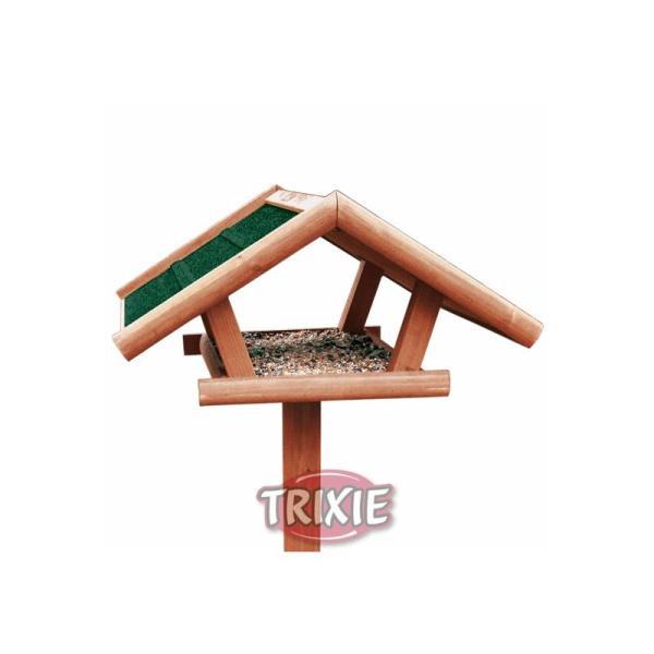 ARDEBO.de Trixie natura Futterhaus mit Ständer
