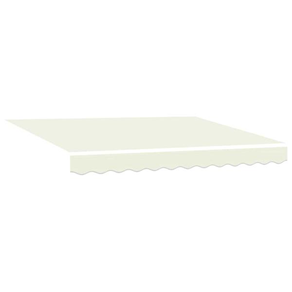 Einziehbare Markise Creme und Weiß 250 x 200 cm 2,5 x 2 m