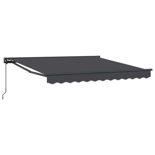 Einziehbare Markise Anthrazit 350x250 cm