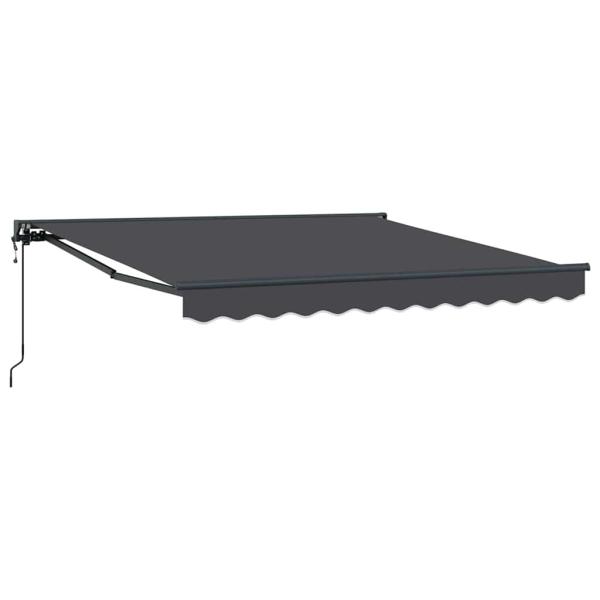 Einziehbare Markise Anthrazit 350x250 cm