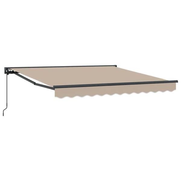 Einziehbare Markise Beige 350x250 cm