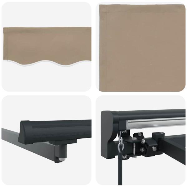 Einziehbare Markise Beige 350x250 cm