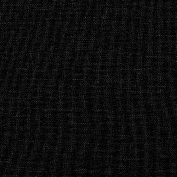 Boxspringbett Schwarz 100 x 200 cm Stoff und Schaum