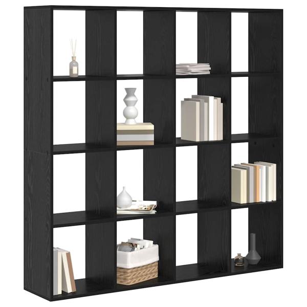 Bücherregal Schwarze Eiche 137,5 x 29 x 137,5 cm Holzwerkstoff