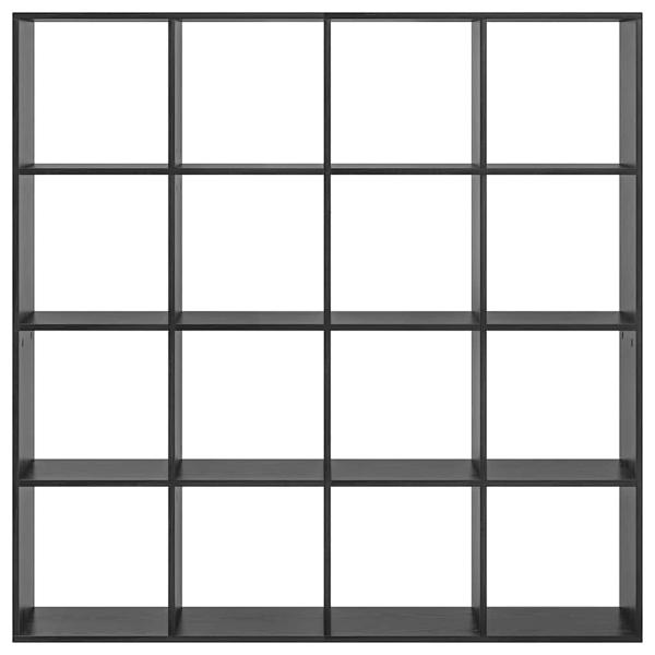 Bücherregal Schwarze Eiche 137,5 x 29 x 137,5 cm Holzwerkstoff