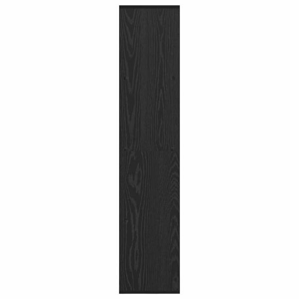 Bücherregal Schwarze Eiche 137,5 x 29 x 137,5 cm Holzwerkstoff