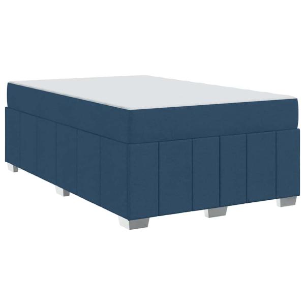 Bettgestell Blau 120 x 200 cm Stoff