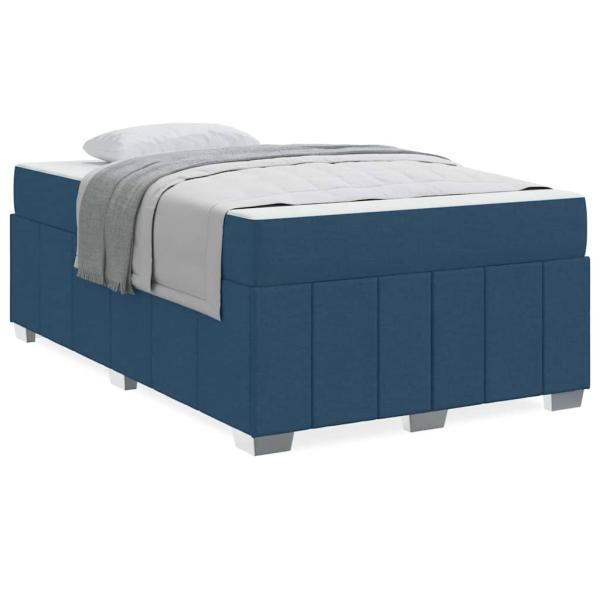 Bettgestell Blau 120 x 200 cm Stoff