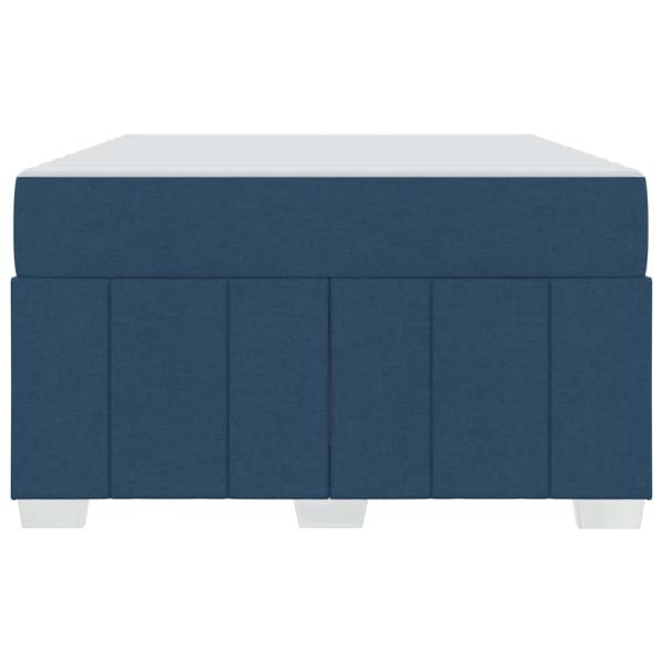 Bettgestell Blau 120 x 200 cm Stoff