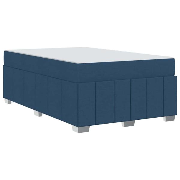 Bettgestell Blau 120 x 200 cm Stoff