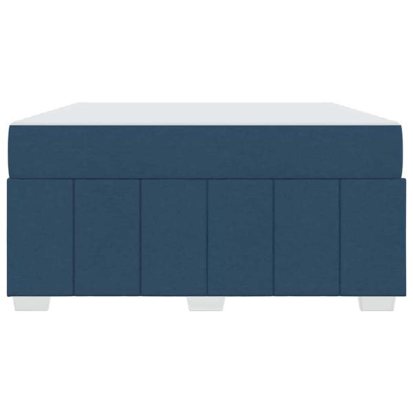 Bettgestell Blau 140 x 200 cm Stoff