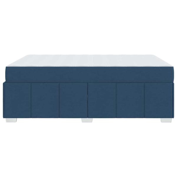 Bettgestell Blau 140 x 200 cm Stoff