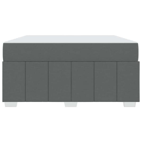 Bettgestell Dunkelgrau 160 x 200 cm Stoff