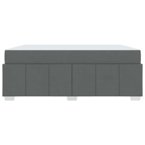 Bettgestell Dunkelgrau 180 x 200 cm Stoff