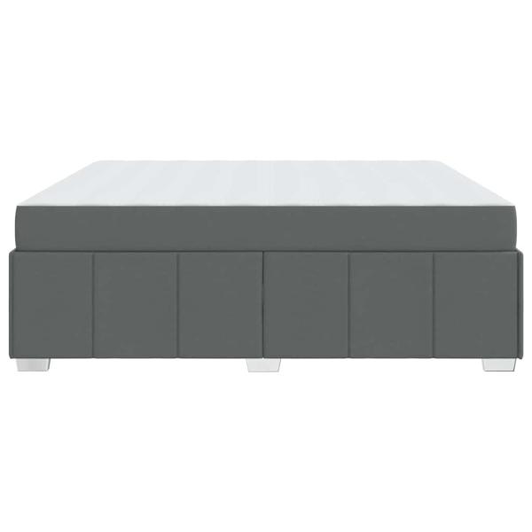 Bettgestell Dunkelgrau 180 x 200 cm Stoff