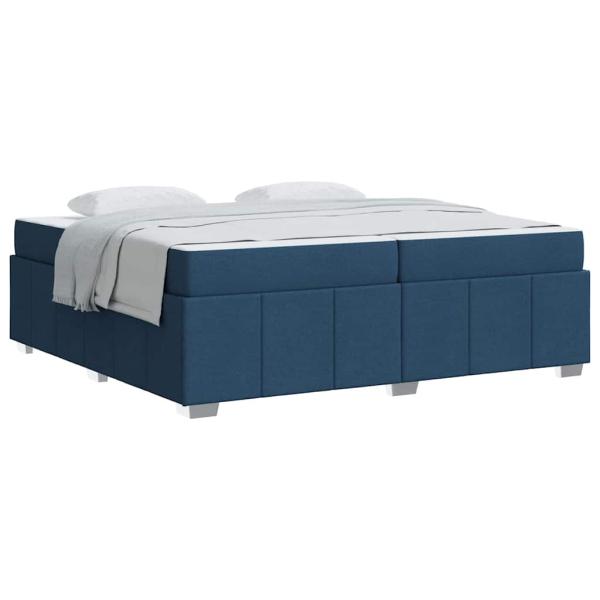 Bettgestell Sonstiges Blau 200 x 200 cm Stoff