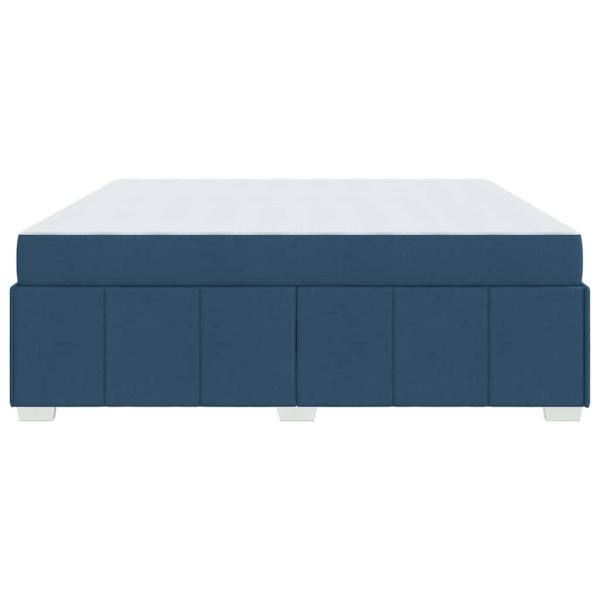 Bettgestell Sonstiges Blau 200 x 200 cm Stoff