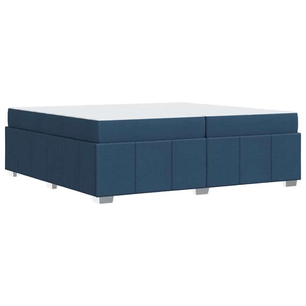 Bettgestell Sonstiges Blau 200 x 200 cm Stoff
