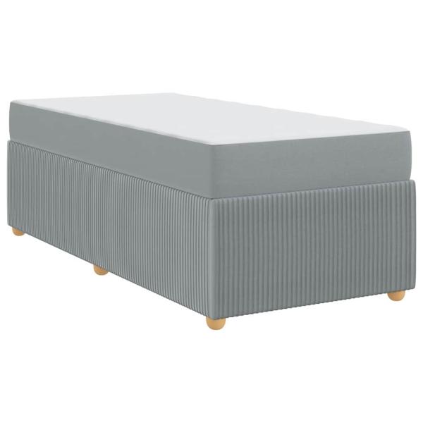 Bettgestell Sonstiges Hellgrau 80 x 200 cm Stoff