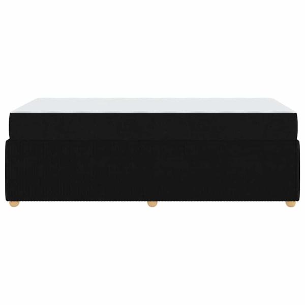 Bettgestell Sonstiges Schwarz 90 x 190 cm Stoff