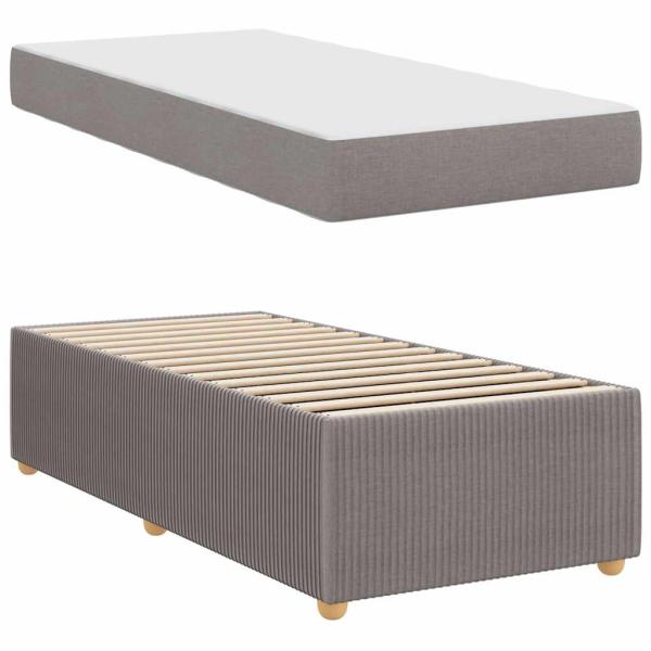 Bettgestell Sonstiges Taupe 90 x 190 cm Stoff