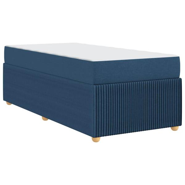 Bettgestell Sonstiges Blau 90 x 190 cm Stoff
