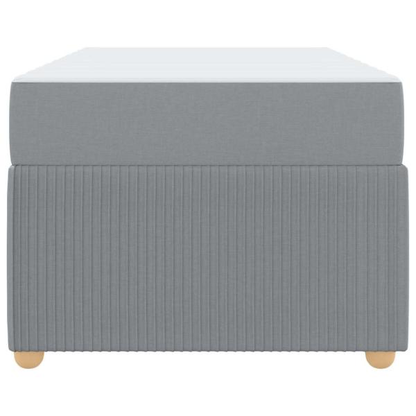 Bettgestell Sonstiges Hellgrau 90 x 200 cm Stoff