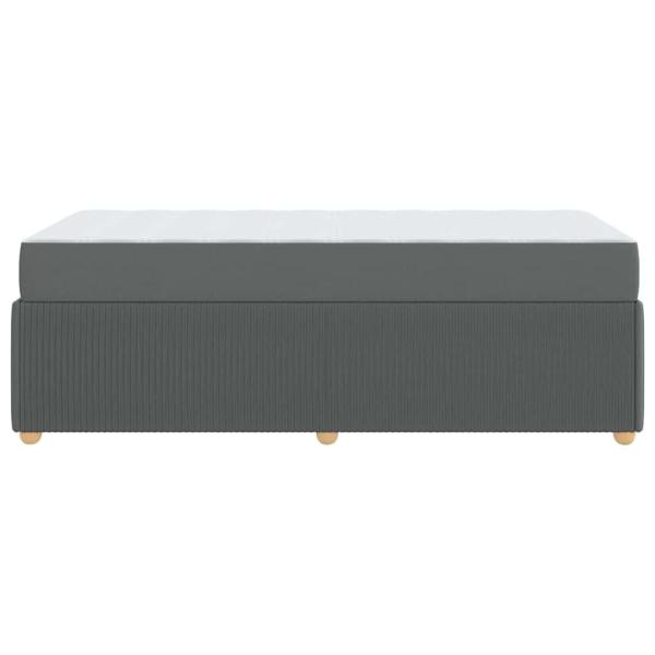 Bettgestell Sonstiges Dunkelgrau 100 x 200 cm Stoff