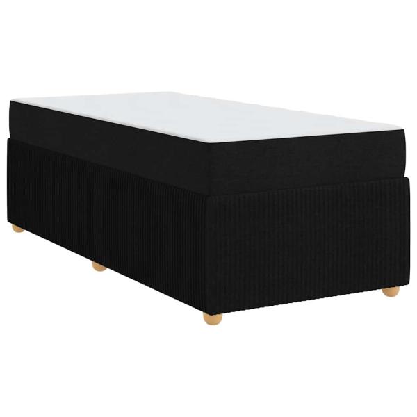 Bettgestell Sonstiges Schwarz 100 x 200 cm Stoff
