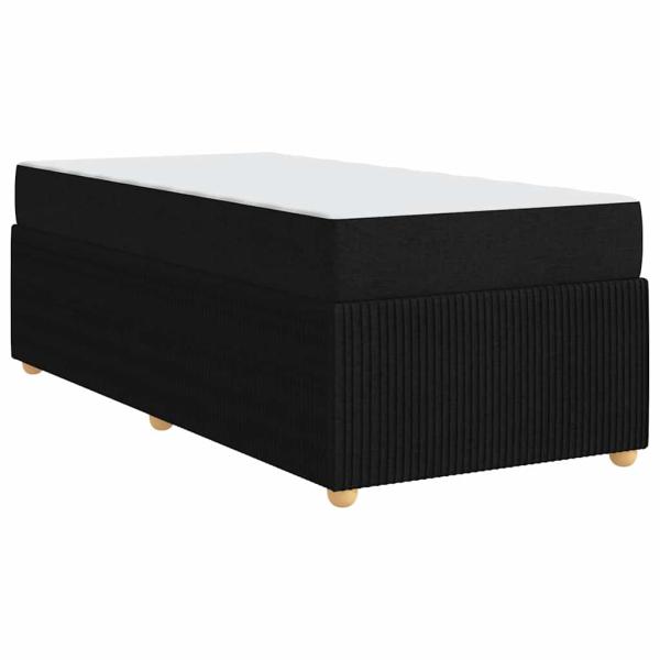 Bettgestell Sonstiges Schwarz 100 x 200 cm Stoff