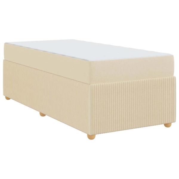 Bettgestell Sonstiges Creme 100 x 200 cm Stoff