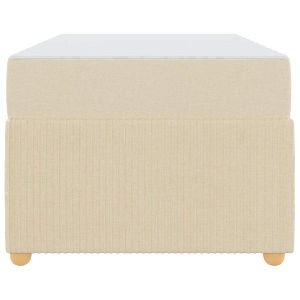 Bettgestell Sonstiges Creme 100 x 200 cm Stoff