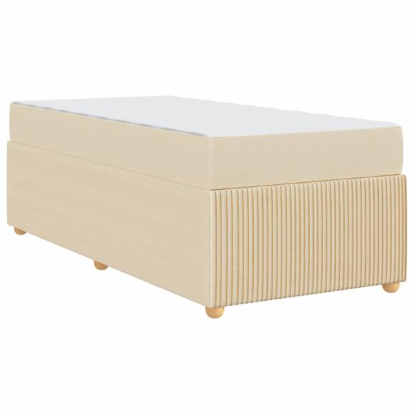 Bettgestell Sonstiges Creme 100 x 200 cm Stoff