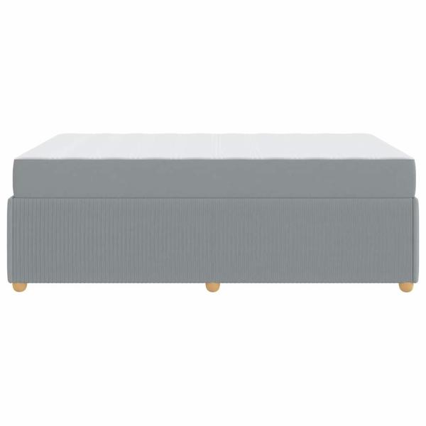 Bettgestell Sonstiges Hellgrau 120 x 190 cm Stoff
