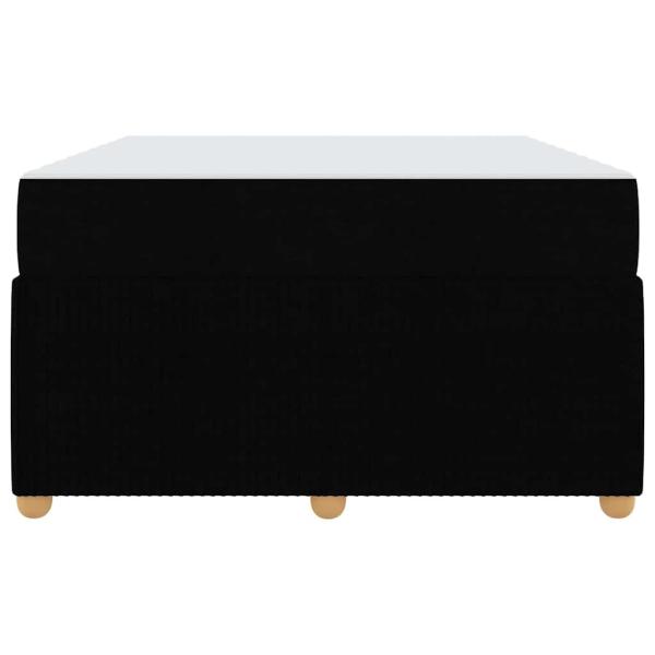 Bettgestell Sonstiges Schwarz 120 x 190 cm Stoff