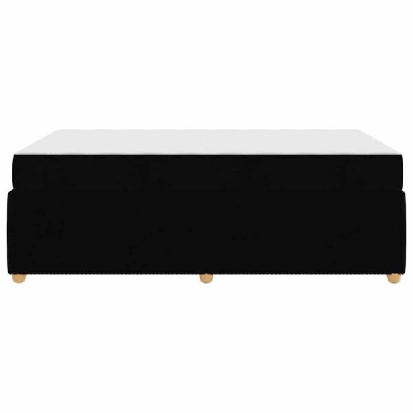 Bettgestell Sonstiges Schwarz 120 x 190 cm Stoff