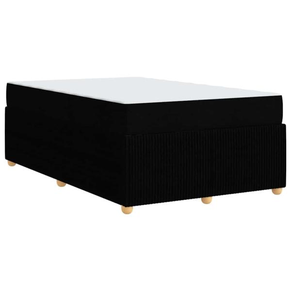Bettgestell Sonstiges Schwarz 120 x 190 cm Stoff