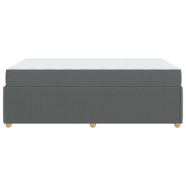 Bettgestell Sonstiges Dunkelgrau 120 x 200 cm Stoff