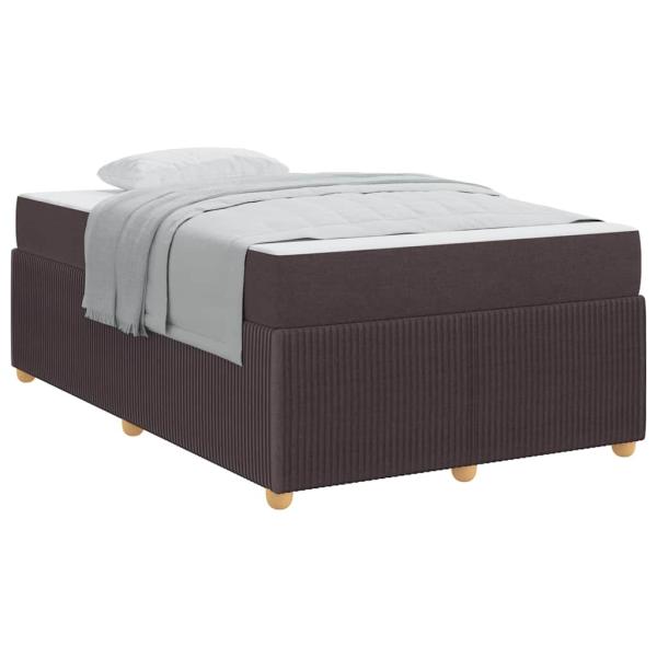 Bettgestell Sonstiges Dunkelbraun 120 x 200 cm Stoff
