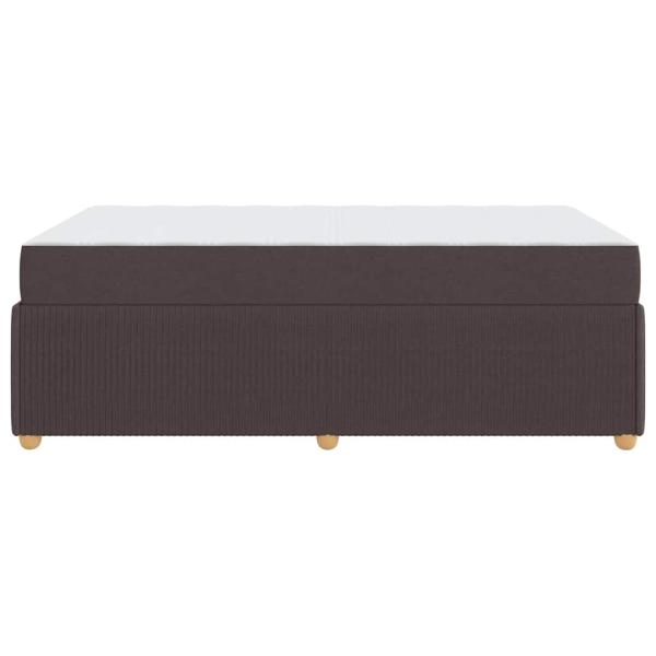 Bettgestell Sonstiges Dunkelbraun 120 x 200 cm Stoff