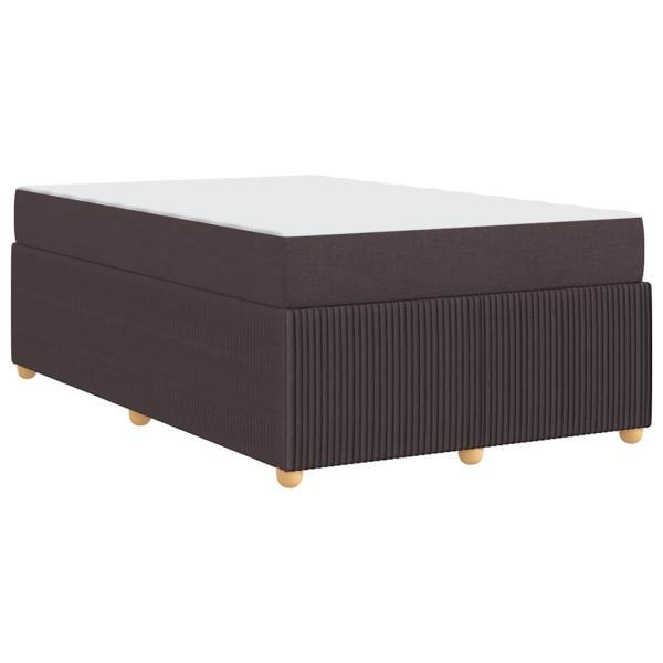 Bettgestell Sonstiges Dunkelbraun 120 x 200 cm Stoff