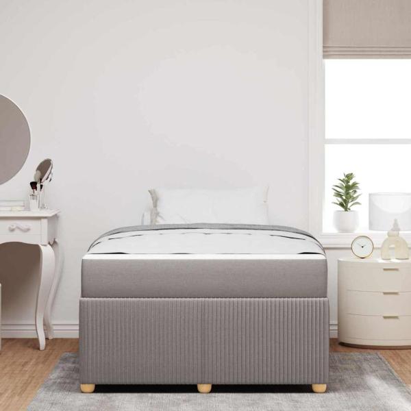 Bettgestell Sonstiges Taupe 120 x 200 cm Stoff