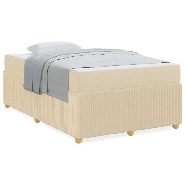 Bettgestell Sonstiges Creme 120 x 200 cm Stoff