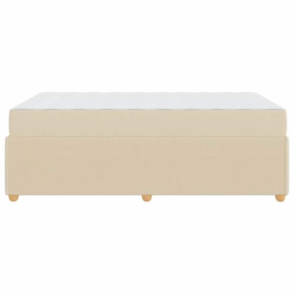 Bettgestell Sonstiges Creme 120 x 200 cm Stoff