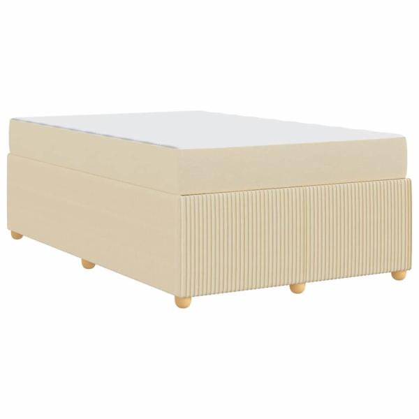 Bettgestell Sonstiges Creme 120 x 200 cm Stoff